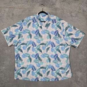 Tommy Bahama Shirt‎ Mens 2XL Big The Bahama Coast Island Zone Floral AOP
